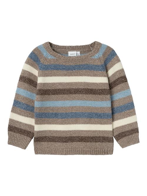 NAME IT Pullover 'NMMOSOMME'  beige / blå / lyseblå / brun