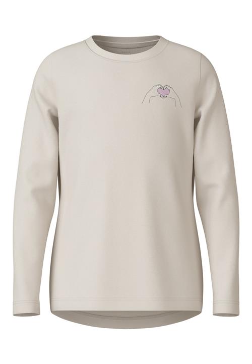 NAME IT Bluser & t-shirts 'NKFVIX'  creme / lilla / sort