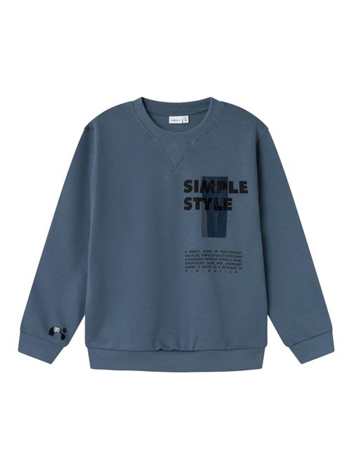 Se NAME IT Sweatshirt 'NKMOKANE'  marin / safir / sort ved About You