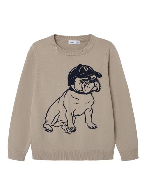 NAME IT Pullover  beige / sort