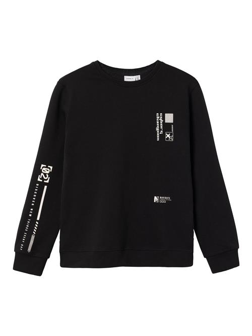 NAME IT Sweatshirt  sort / hvid