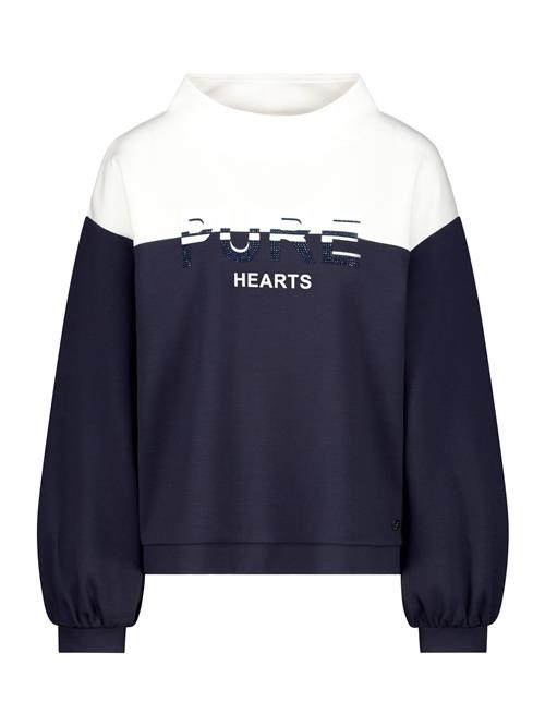 monari Sweatshirt  marin / hvid