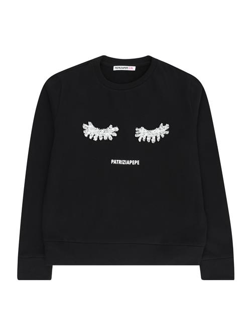 PATRIZIA PEPE Sweatshirt  grå / sort / hvid