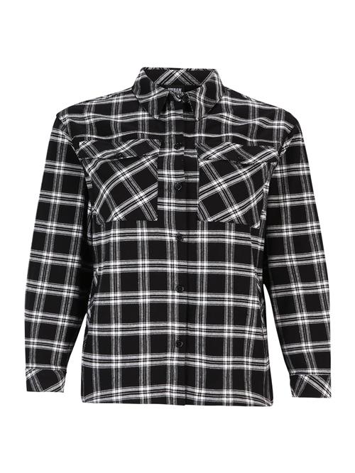 Urban Classics Bluse  sort / hvid