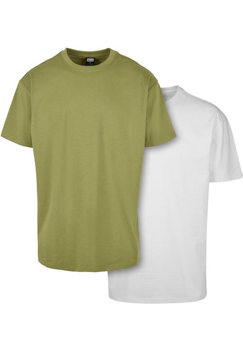 Urban Classics Bluser & t-shirts  oliven / hvid