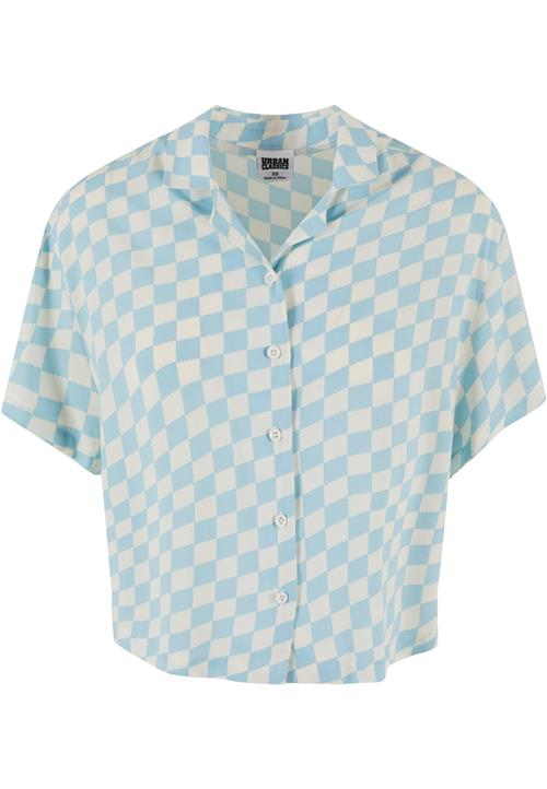 Urban Classics Shirts 'Resort'  lyseblå / hvid