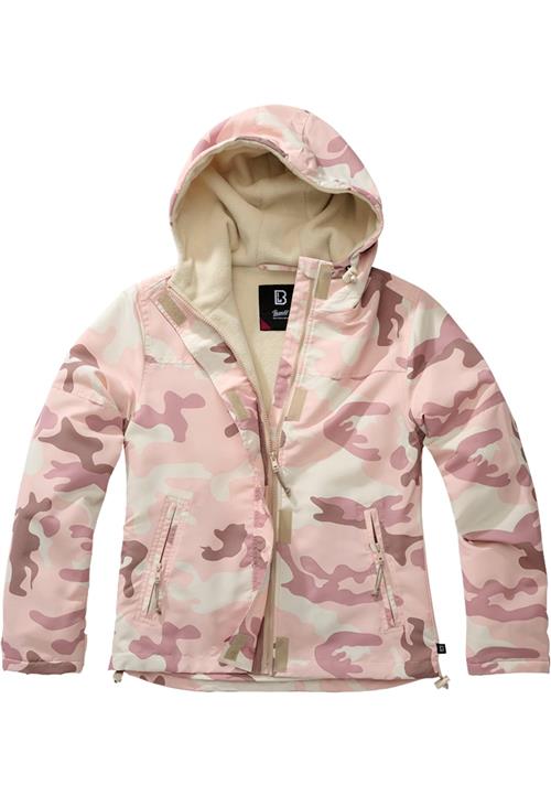 Brandit Overgangsjakke  beige / lilla / pink