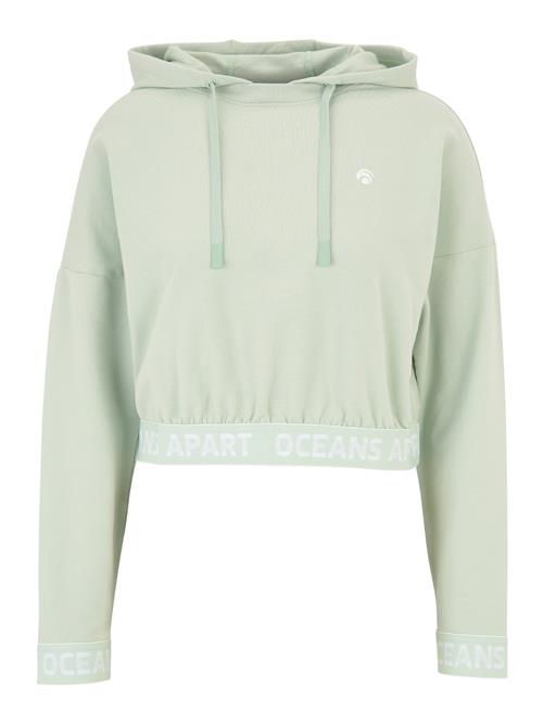 Se OCEANSAPART Sweatshirt 'Beauty'  mint / hvid ved About You