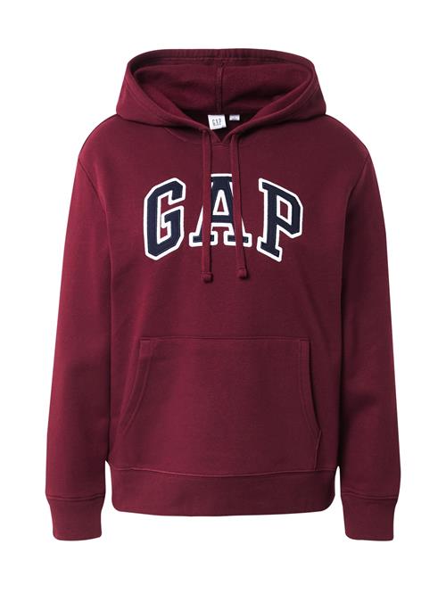 GAP Sweatshirt 'HERITAGE'  marin / vinrød / hvid