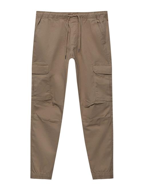 Pull&Bear Cargobukser  mørkebeige