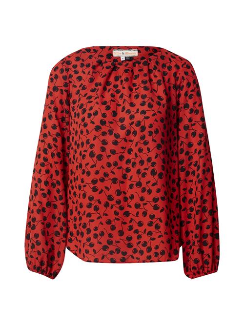 Dorothy Perkins Shirts 'Billie And Blossom'  rød / sort