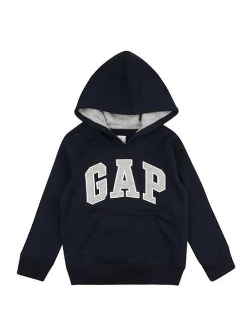 Se GAP Sweatshirt  navy / grå-meleret / hvid ved About You