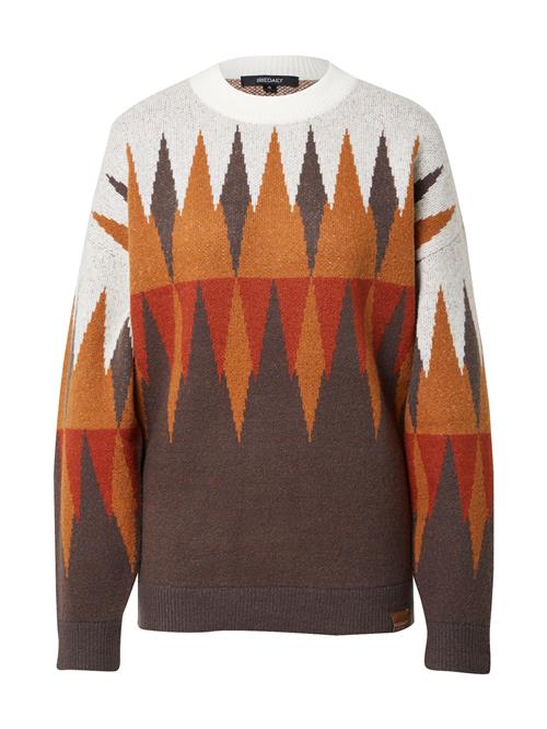 Se Iriedaily Pullover 'Fady'  brun / cognac / rød / hvid ved About You