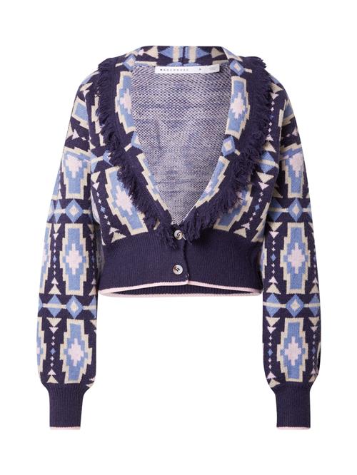 Warehouse Cardigan 'Aztec'  navy / lyseblå / hvid