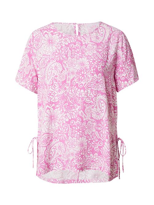 Se LIEBLINGSSTÜCK Bluse 'Eloya'  pink / hvid ved About You