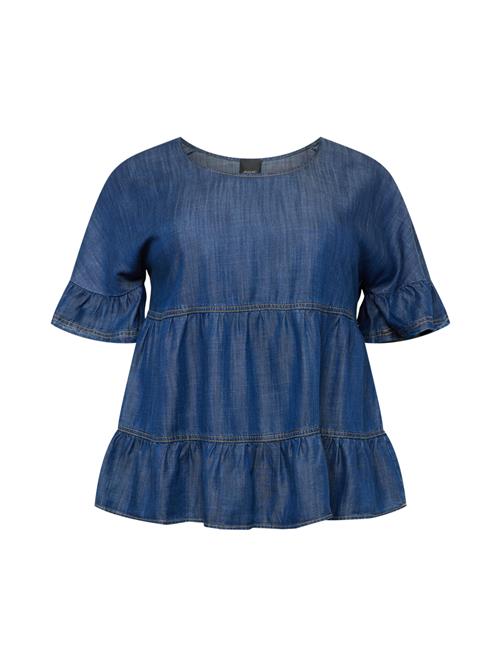 Se Persona by Marina Rinaldi Bluse 'FAVORE'  blue denim ved About You