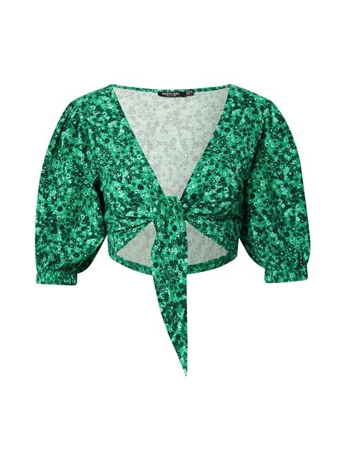 Se Nasty Gal Bluse  grøn / mint / mørkegrøn ved About You