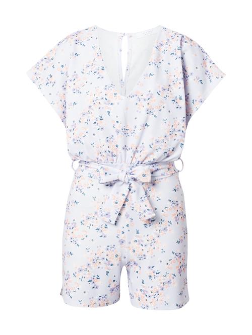 Se SISTERS POINT Jumpsuit 'V.PLAY3'  blå / lilla / abrikos / hvid ved About You