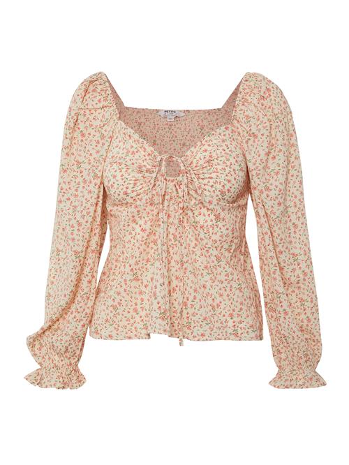 Dorothy Perkins Petite Bluse  creme / lysegrøn / gammelrosa / rød