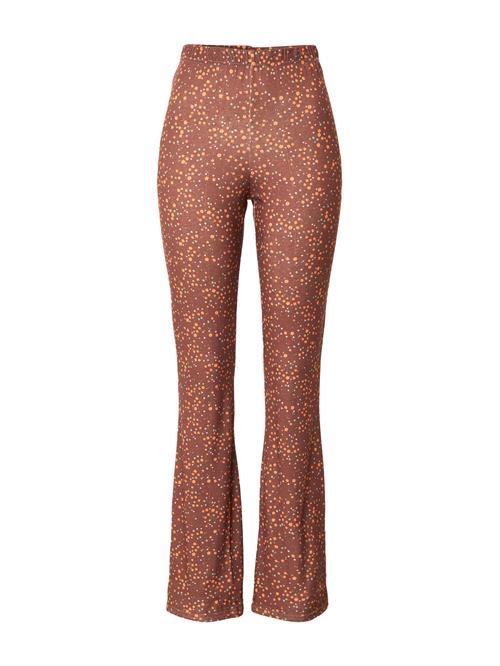 Se Nasty Gal Leggings  brun / lysegrøn / orange ved About You