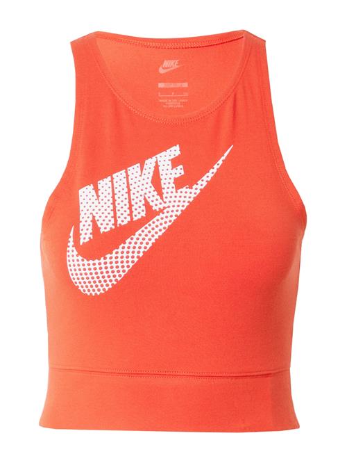 Se Nike Sportswear Overdel  orangerød / hvid ved About You