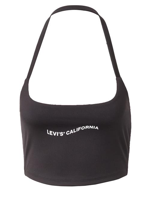 Se LEVI'S ® Overdel 'Graphic 90's Halter Crop'  brun / hvid ved About You