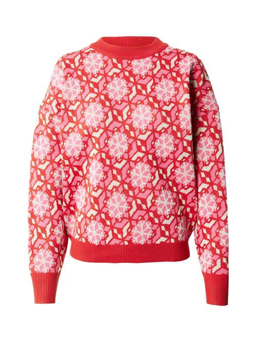 Se Warehouse Pullover  lys pink / lys rød / hvid ved About You