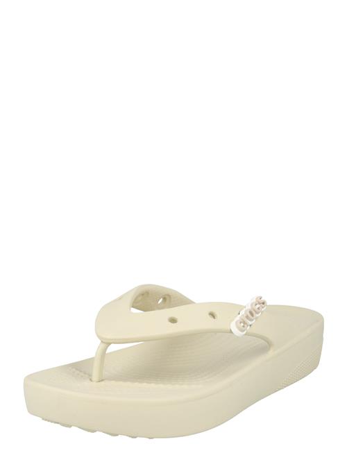 Crocs Klipklappere  lysebeige / hvid