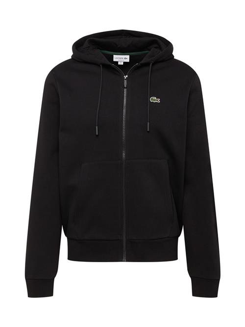 LACOSTE Sweatjakke  grøn / rød / sort / hvid