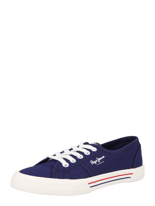 Pepe Jeans Sneaker low 'Brady'  mørkeblå / hvid