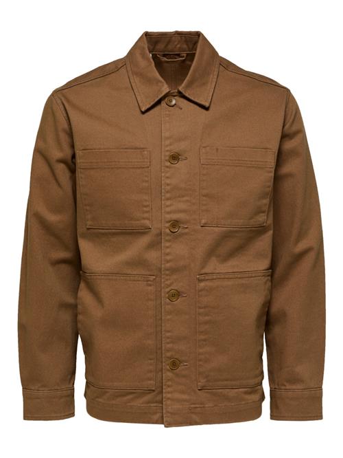 SELECTED HOMME Overgangsjakke 'Russell'  okker