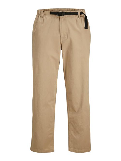 JACK & JONES Bukser 'BILL'  mørkebeige / sort / hvid