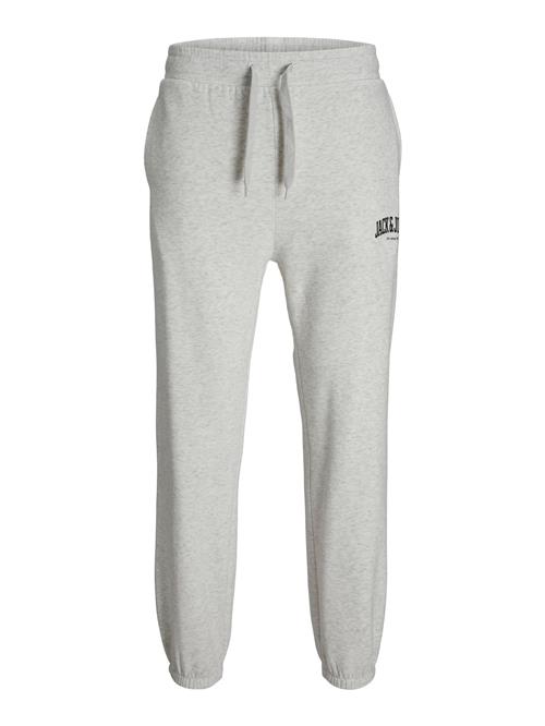 JACK & JONES Bukser 'JPSTKane JJJosh'  sort / hvid-meleret