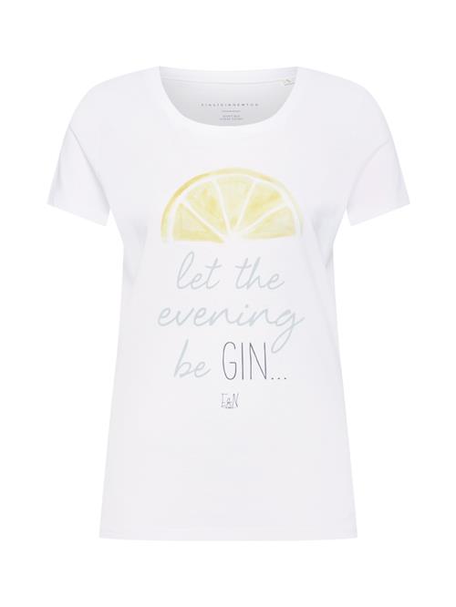 EINSTEIN & NEWTON Shirts 'Gin'  gul / hvid