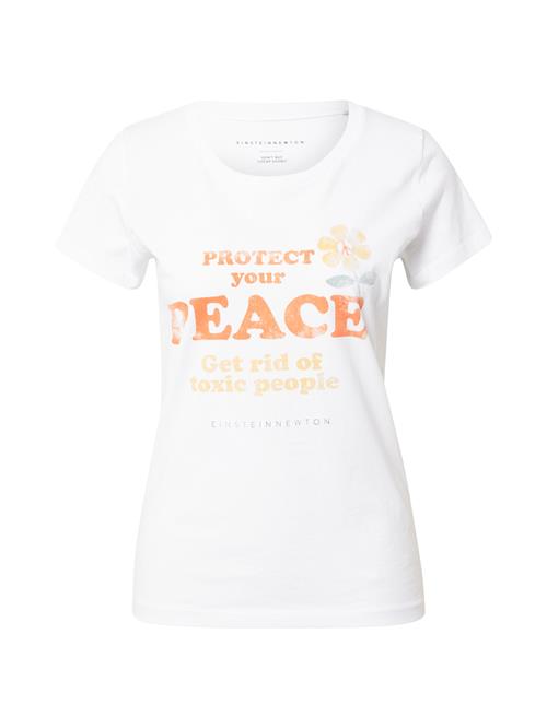 Se EINSTEIN & NEWTON Shirts 'Peace'  røgblå / gylden gul / orange / hvid ved About You