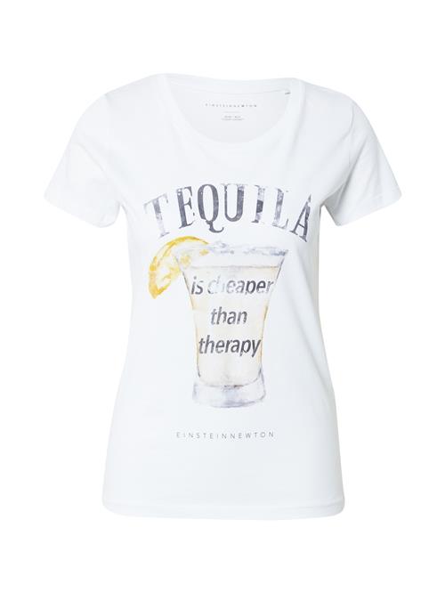 Se EINSTEIN & NEWTON Shirts 'Tequila Theraphy'  gul / grå / hvid ved About You