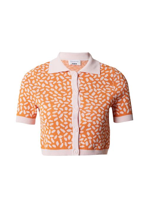 florence by mills exclusive for ABOUT YOU Cardigan 'Dazzling'  orange / lyserød