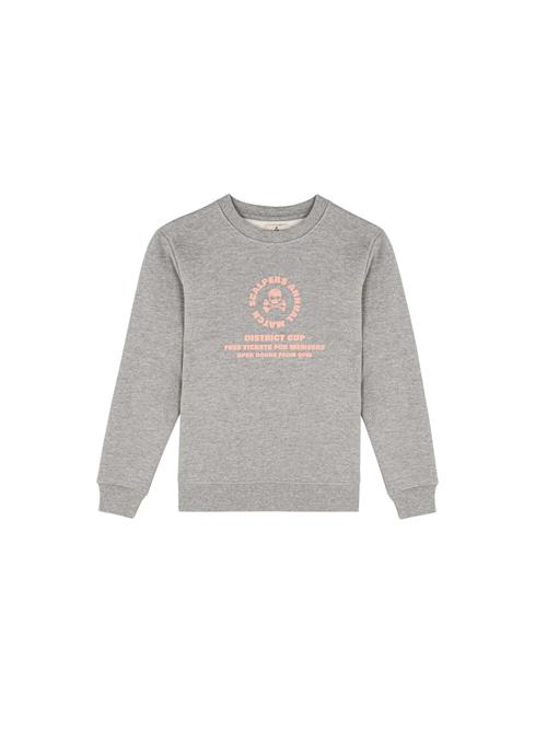 Scalpers Sweatshirt  grå-meleret / lys pink