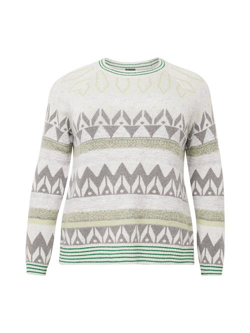 Persona by Marina Rinaldi Pullover 'AVOCADO'  grå / grøn