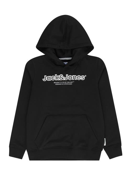 Jack & Jones Junior Sweatshirt 'Lakewood'  beige / sort / hvid