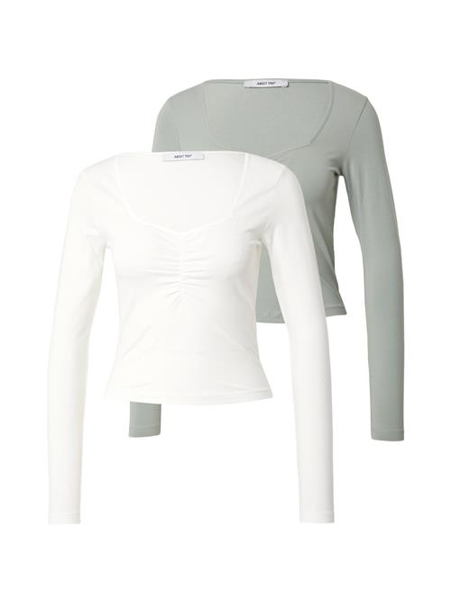 ABOUT YOU Shirts 'Gwen'  jade / offwhite