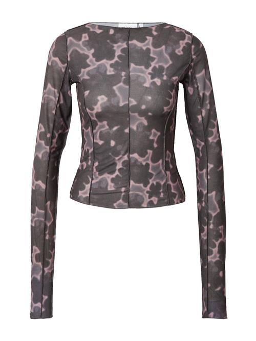 WEEKDAY Shirts  mørkebrun / grå / lyserød / sort