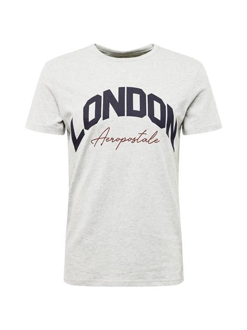 Se AÉROPOSTALE Bluser & t-shirts 'LONDON'  marin / grå-meleret / burgunder ved About You