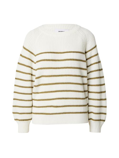 Moves Pullover 'Cassia 2926'  oliven / hvid