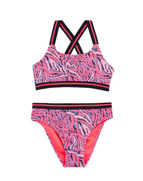 WE Fashion Bikini  blå / pink / rød / sort