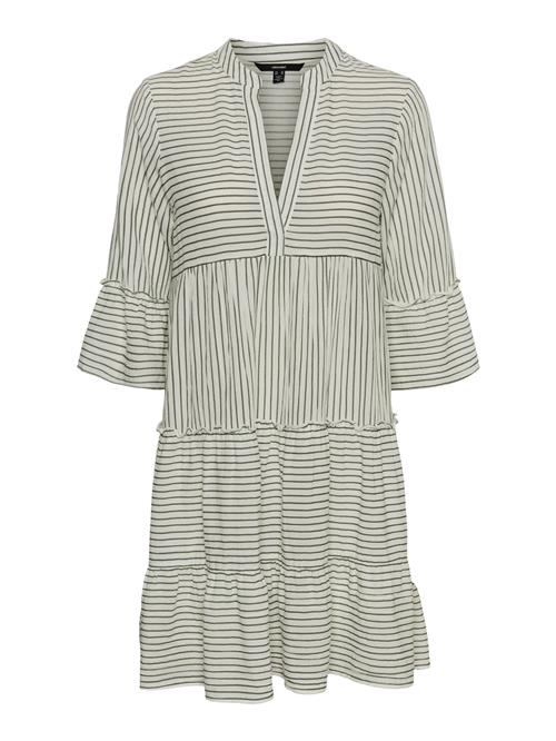 VERO MODA Sommerkjole 'HELI'  beige / grå