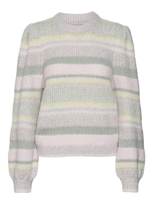 Se VERO MODA Pullover 'Anne Katrine'  gul / mint / lyserød ved About You