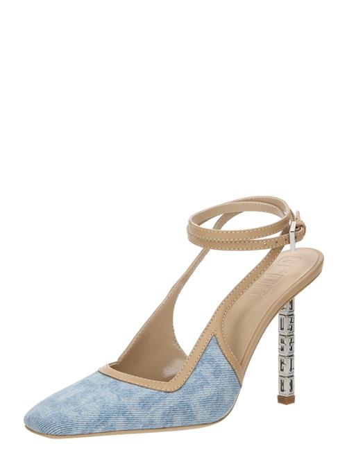 GCDS Slingpumps  blue denim / lyseblå / brun