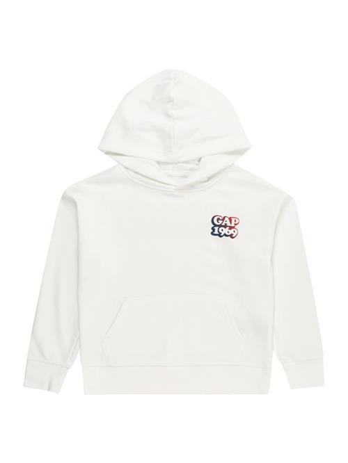 Se GAP Sweatshirt  mørkeblå / rød / hvid ved About You