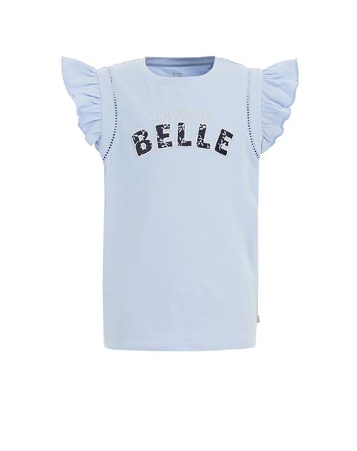 WE Fashion Bluser & t-shirts  lyseblå / sort